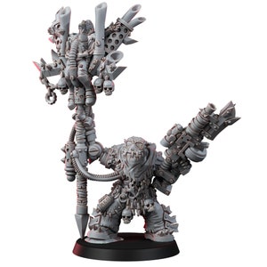 Ork Mad Riders Boy With Metall Banner