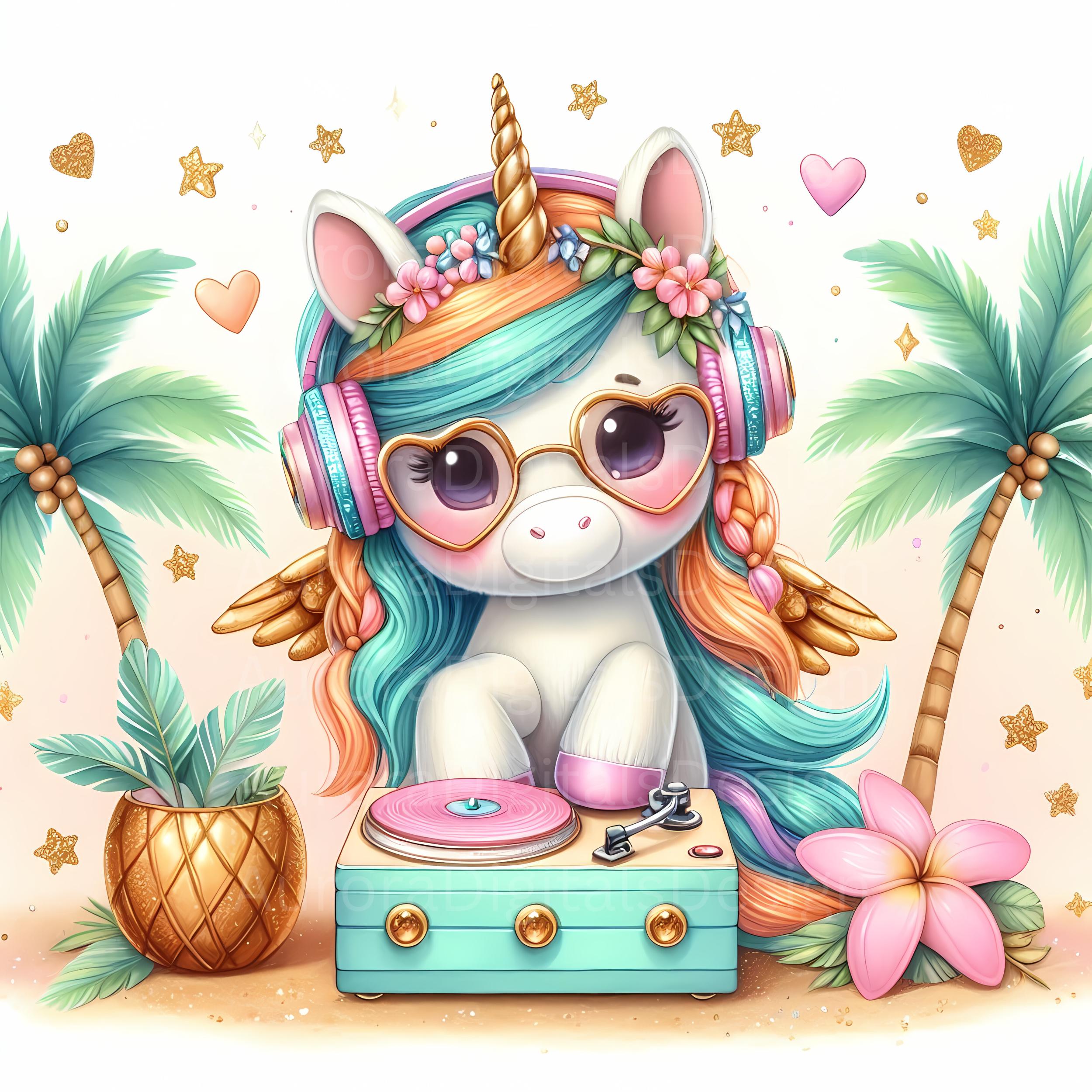 Dj unicorn - Etsy Österreich, image size:2500x2500