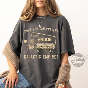 Comfort Colors® Disney Star Wars Endor T-Shirt, Star Wars Shirt, Darth Vader Shirt, Galaxy's Edge Shirt, Retro Star Wars Shirt