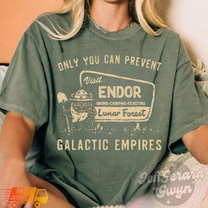 Comfort Colors® Ewok Endor National Park Protect Our Forest Shirt, Ewok Star Wars Shirt, Vintage Star Wars Forest Camp Sweatshirt