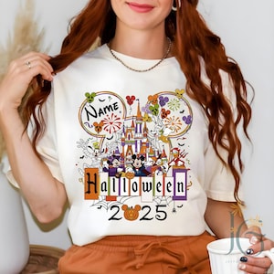 Disney Halloween 2025 Shirt, Custom Disney Halloween Matching Shirt, Disney Family Halloween Shirt, Halloween Party Shirt, Disneyland Shirt
