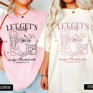 Custom Last Rodeo Bachelorette Shirt, Cowgirl Bachelorette Party Shirt for Bride, Nashville Bachelorette Shirt, Western Bach Bridesmaid Gift