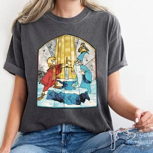 Retro Arthur And Merlin Shirt The Sword In The Stone Shirt, Magic Kingdom Shirt, Disney Family Matching Shirt, Disney Group Matching Shirts