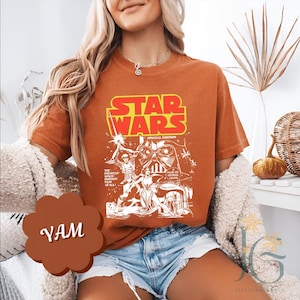 Vintage Star Wars Comfort Colors Shirt, Star Wars Shirt, Star Wars A New Hope Faded Shirt, Starwars Disneyland Shirt, Disney Family Shirt