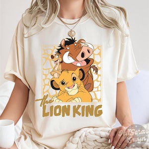 Retro Lion King Shirt, Hakuna Matata Shirt, 90s Lion King Comfort Color Shirt, Animal Kingdom Shirt, Timon and Pumba, Vintage Disney Shirt