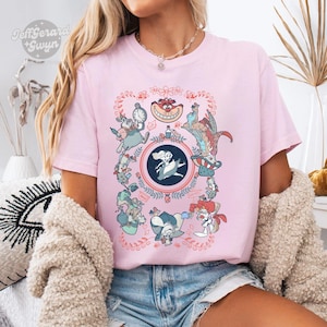 Comfort Colors® Alice in Wonderland Shirt, Disney Alice Tee, Alice in Wonderland Shirt, Vintage 90s Disneyland Shirt