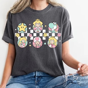 Vintage Super Mario Shirt, The Super Mario Bros Movie, Mario Trip T-Shirt, Cute Super Mario, Retro Mario 1985 Tee, Family Trip Shirt