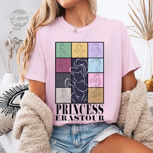 Retro Princess The Eras Tour Shirt, Princess Tour Shirt, Disney Shirt, Disney Princess Shirt, Princess Eras Tour Shirt, Disney Trip Tee