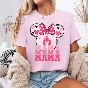 Disney Mama Shirt, Minnie Disney Mom Shirt, Minnie Mama Tee, Disney Mommy Birthday Shirt, Disney Family Trip Tee