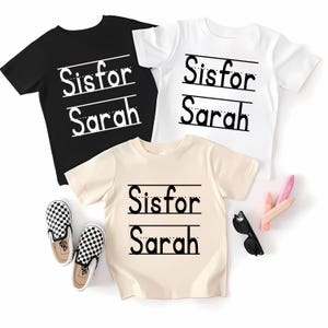 Personalized Back To School Kids Shirt, Custom Alphabet Kids Shirt, Cute Kindergarten Shirt, First Day Of School Shirt, School Toddler Shirt
