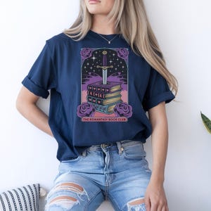 Koszulka romantyczna Book Club, Booklover, bookmerch, prezent