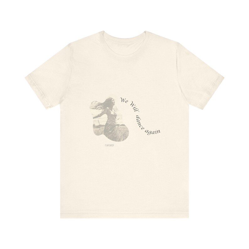 T-shirt Hommage 'We Will Dance Again' – Supernova Festival Israël – Col En V Pour Femme - 6