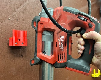 Milwaukee M18 Grease Gun wall mount 3D