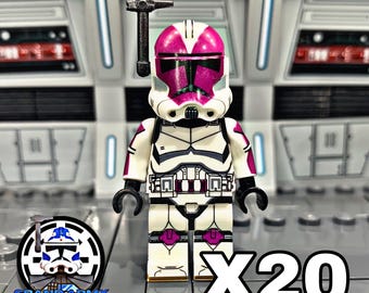 X 20 21st Nova Corps Sergent Custom Clone Trooper Minifigure