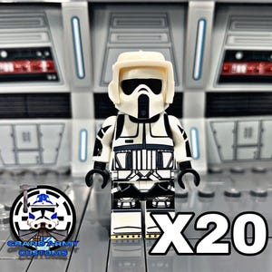 X20 Empirial Scout Trooper Custom Minifigure - Star Wars