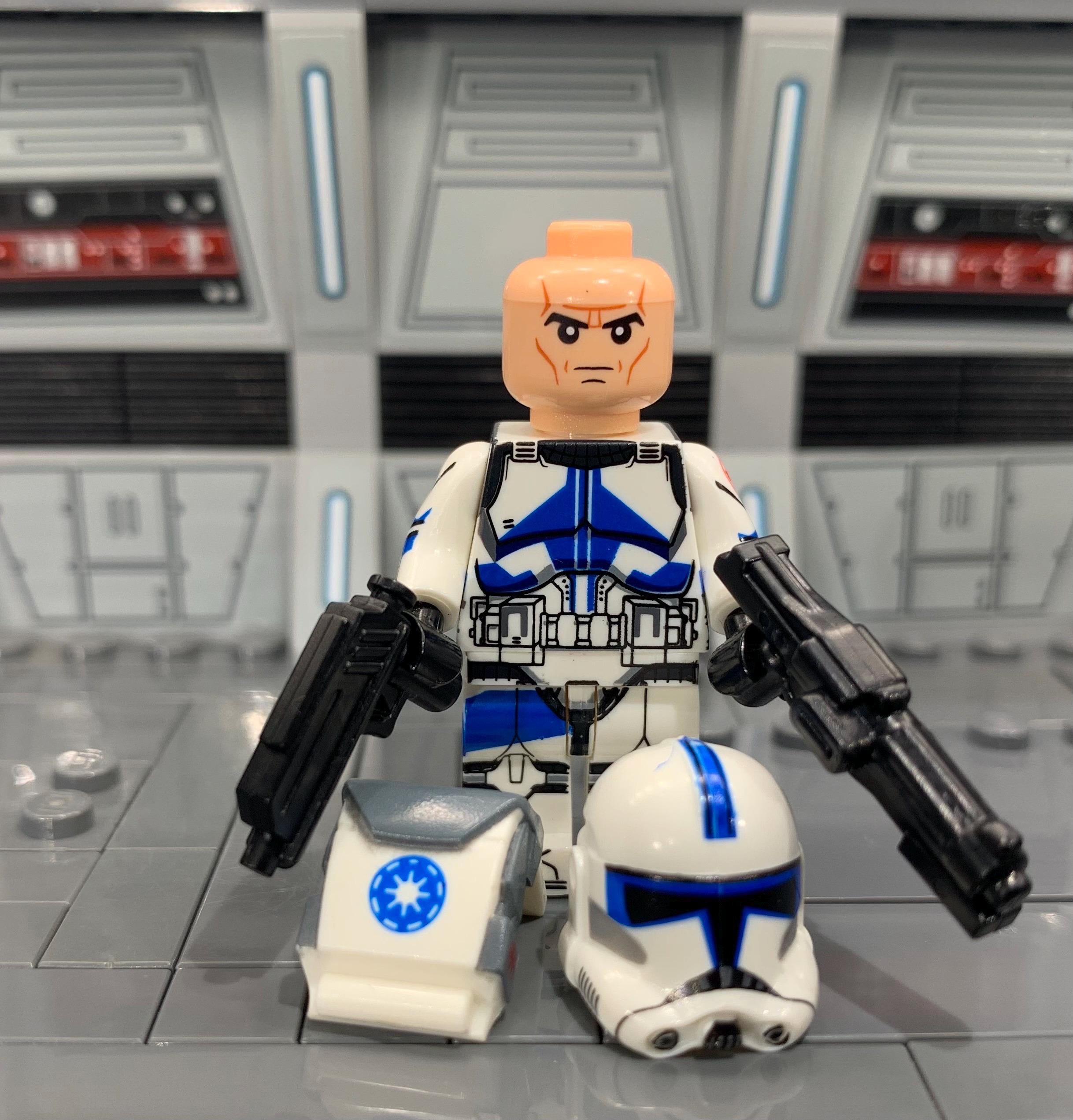 (未使用･未開封品)KUBRICK スター・ウォーズ DARTH VADER &amp; 501st LEGION CLONE TROOPER ABS&amp;PVC 塗装済みアクションフィギュア (2パック) Star Wars 30th 501st Clone Tactical Ops Trooper Blue 3.75