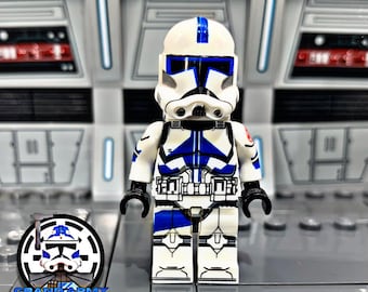 Minifigura personalizada del soldado clon Kix, médico de la 501.ª División - Star Wars