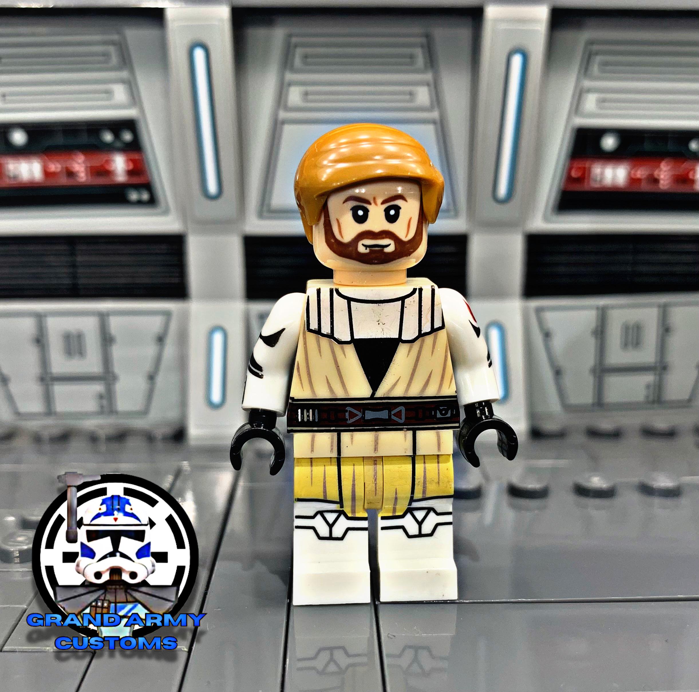 Obi Wan Lego Clone Custom Minifigures Abnormal General Obi-Wan