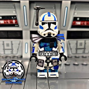 501st アークトルーパー エコー カスタム クローン ミニフィギュア - スターウォーズ
