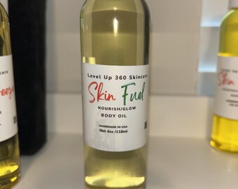 Hydrating Body Oil: Skin Fuel  Natural Moisturizer for Glowing Skin