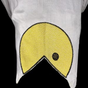 Pac Man Split Rosette Maskinbroderidesign Jul Pac Man Rosette Broderidesign Jul Splitbow Broderi Sweatshirt Pac Man Sidobåge
