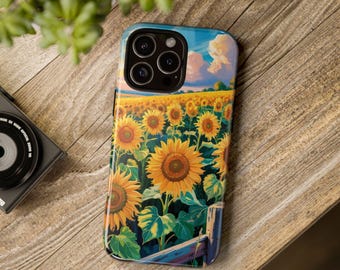 Sunflower Phone Case, Vibrant Floral Phone Case, iPhone 18, iPhone 17, Samsung Galaxy, Google Pixel