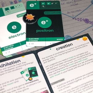 Physics Card Game | Elementary Particles - Etsy