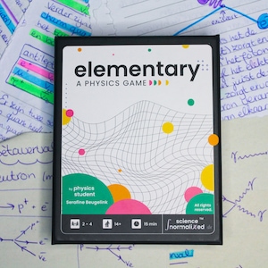 Physics Card Game | Elementary Particles - Etsy