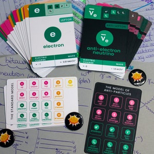 Particle physics card game - Elementary physics game