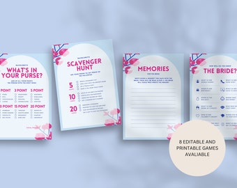 Mamma Mia Bachelorette Games – 8-in-1 vrijgezellenfeestactiviteiten (digitale download)