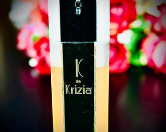 K de Krizia, Krizia, 100 ml, 3,4 OZ, Eau de Parfum, profumo, vintage, estremamente raro, pieno all'80%, senza scatola.