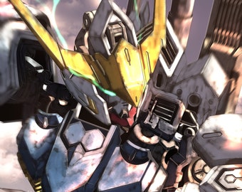 Gundam Barbatos Poster