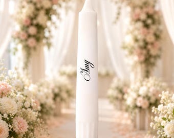 Personalisierte Hochzeit Spitzkerzen | Einheitskerze Kerzen | Personalisierte Kerzen |  Hochzeitskerzen | Hochzeitsgeschenk
