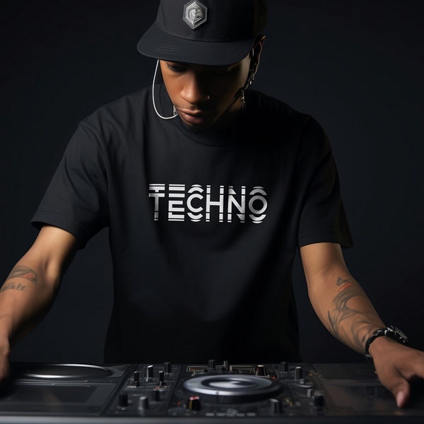 Techno T-shirt, Unisex Festival Outfit, DJ T Shirt, Men's Rave Clothing, Women's Techno Apparel, Electronic Music Streetwear, Afterparty Tee