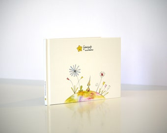 fabelhaft & wunderbar Babybuch zum Eintragen, Personalisierung möglich, Meilensteine im 1. Lebensjahr, verschiedene Farben