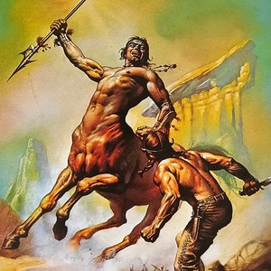 Boris Vallejo, Fantasy Art, 1979 Vintage Book Print, Bookplate