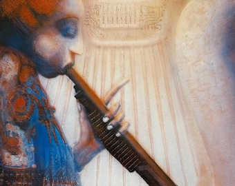 HR Giger, Fantasykonst, Skräck, Science fiction, 2001 (LITEN) Vintage boktryck, Bokägarbevis