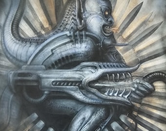 HR Giger, Goho Dohji, Fantasy Art, Horror, Science Fiction, 1996