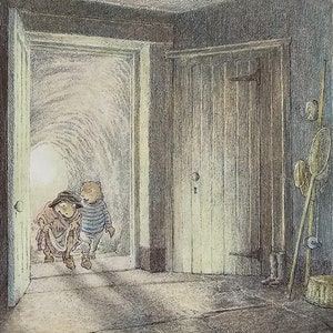 The Wind in the Willows, Mr Toad, Inga Moore, 2000 Vintage Book Print, Bookplate