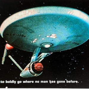 Star Trek, série originale, États-Unis Entreprise, Science-fiction, Carte postale vintage 2006