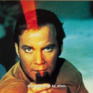 Star Trek, The Original Series, Captain Kirk, Science Fiction, 2006 Vintage Postcard