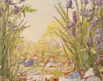 Brambly Hedge, Mice, 1999 Vintage Book Print, Bookplate - Etsy