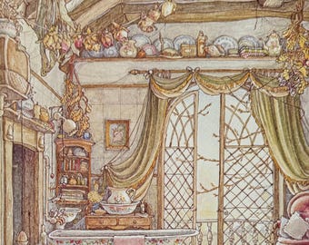 Brambly Hedge, Tree, Mice, 1999 Vintage Book Print, Bookplate - Etsy