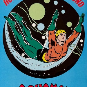 Aquaman, Hope To Sea You Around, DC Comics, Supereroe, 1981, Cartolina d'epoca