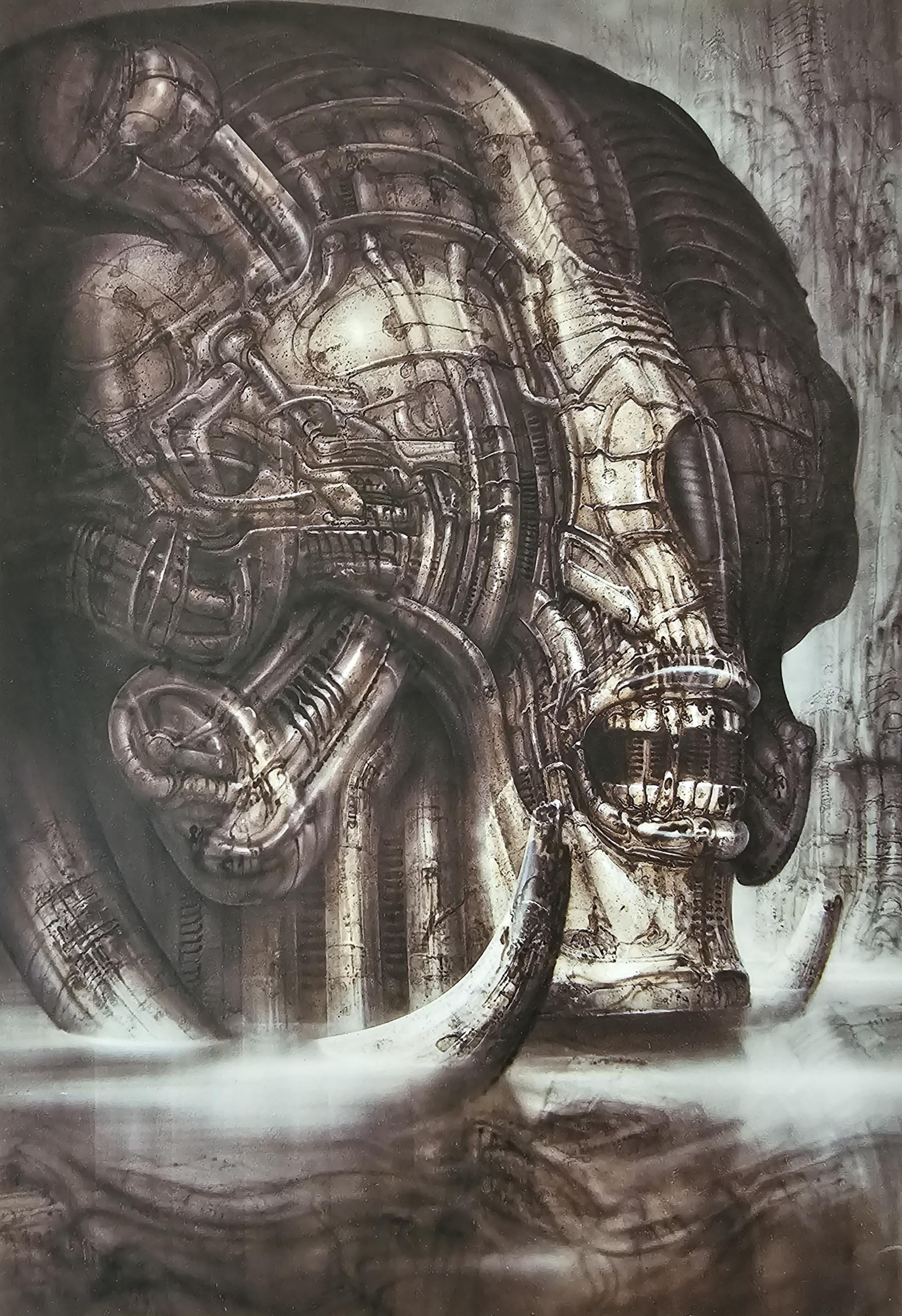 HR Giger, Necronom Illa, Fantasy Art, Horror, Science Fiction