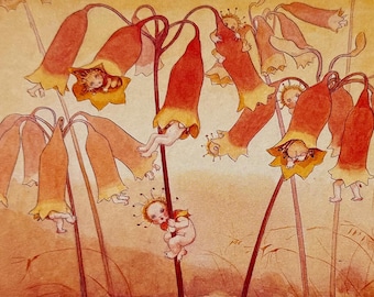 メイ・ギブス「ガムナット・ベイビーズ」ヴィンテージプリント