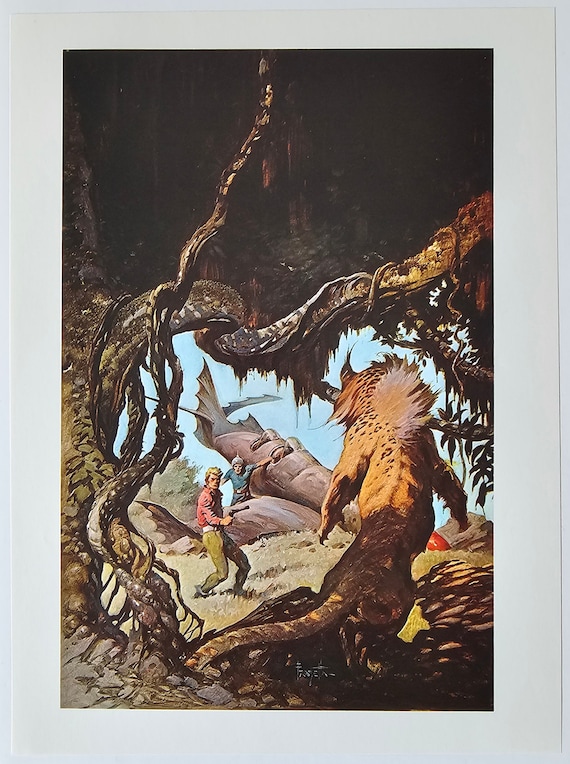 Frank Frazetta, Science Fiction, Fantasy Art, 1979 Vintage Book