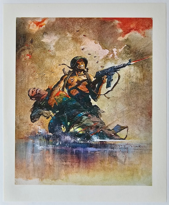 フランク・フラゼッタ、ファンタジーアート、1979年ヴィンテージブック