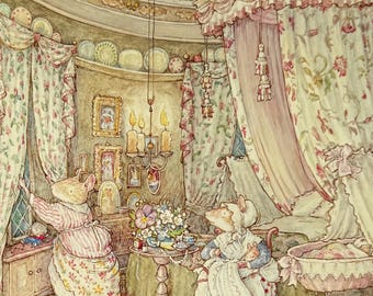 Brambly Hedge, Tree, Mice, 1999 Vintage Book Print, Bookplate - Etsy
