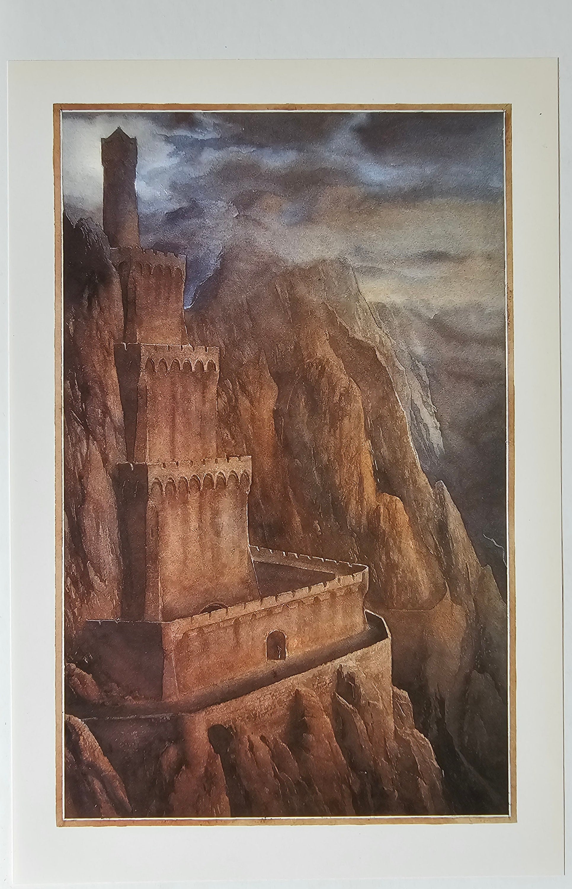 本物　Alan feareny　アランファンレイ　世界限定　絵画　希少　本物 トールキン、指輪物語、ホビット、アラン・リー、ファンタジーアート